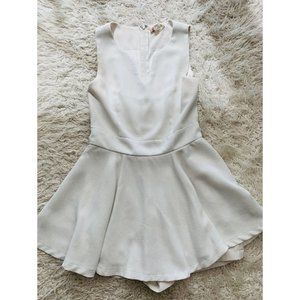 White Shorts Jumpsuit